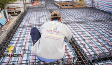 Nghệm thu sắt thép sàn để đổ bê tông biệt thự tại đồng nai,