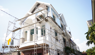 Sơn bả để bàn giao biệt thự chú toại  tại biên hoà