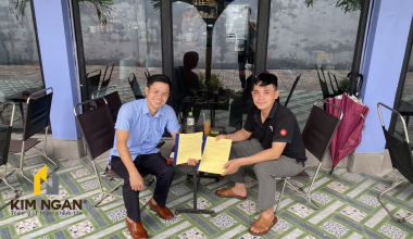 KIM NGÂN TIẾP TỰC KÝ HỢP ĐỒNG XÂY DỰNG TRỌN GÓI (CĐT DƯƠNG MINH NHẬT - AN PHƯỚC LONG THÀNH)